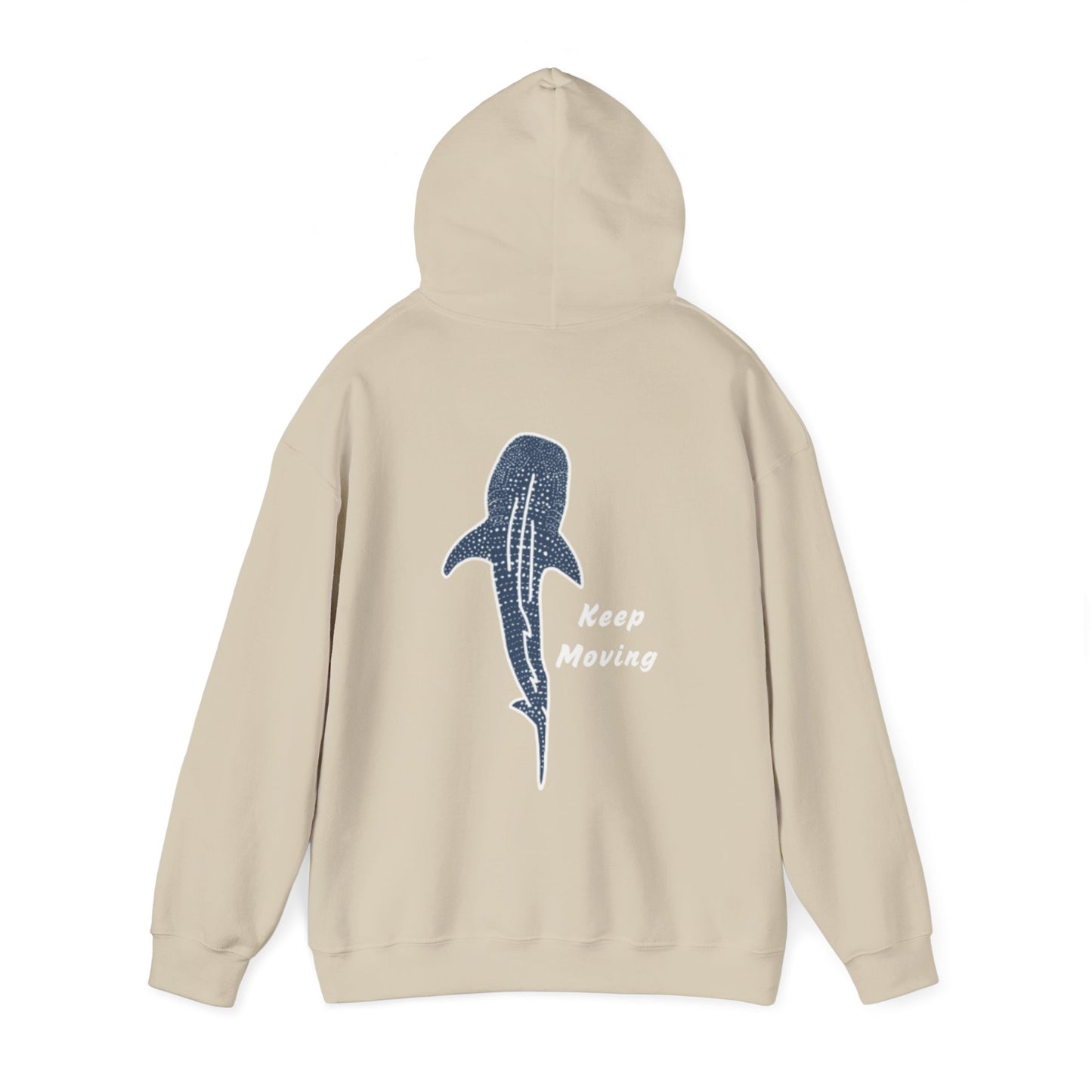 Whale Shark Keep Moving Hoodie
