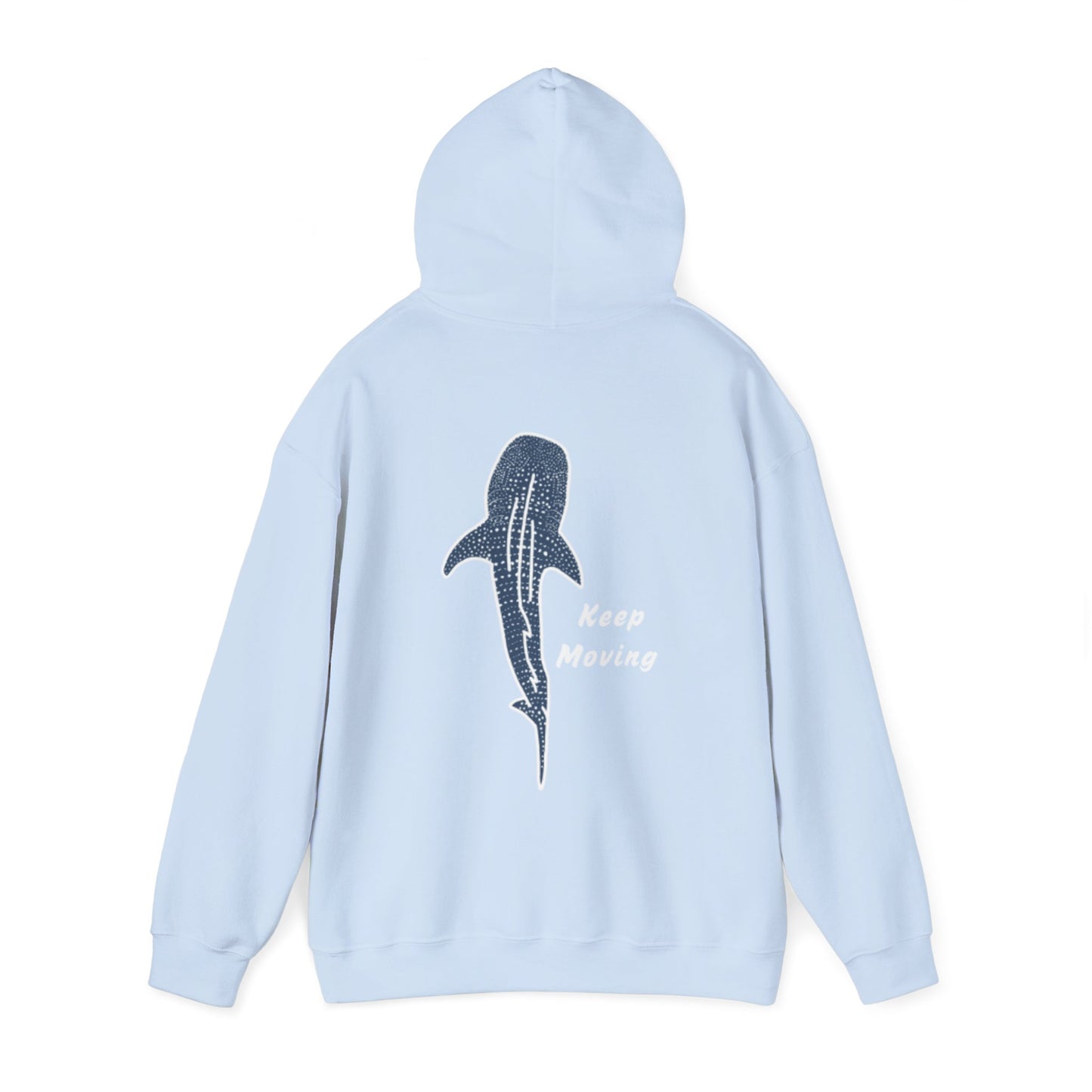 Whale Shark Keep Moving Hoodie