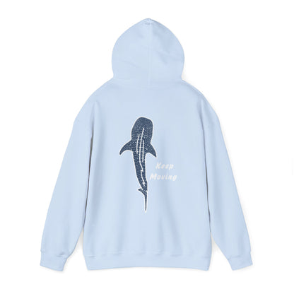 Whale Shark Keep Moving Hoodie